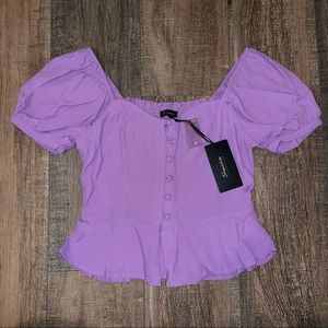 NWT Purple Blouse